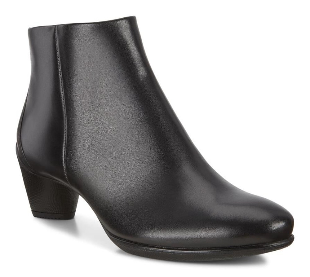 ECCO Womens Ankle Boots Black - Sculptured 45 - CZP-478309